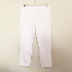 FLASH SALE ❤️ Lauren skinny cropped white chinos